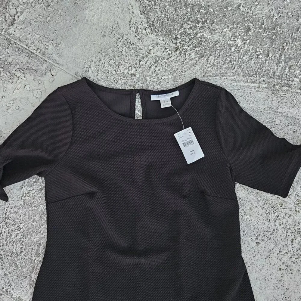 Motherhood Maternity Women Dress Black Knee Length Dress Size S - Picture 7 of 13